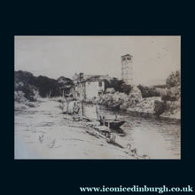 Load image into Gallery viewer, Rare Signed ETCHING by Percival Gaskell (1868 - 1934). View on the Torcello Island, Venice; c 1921
