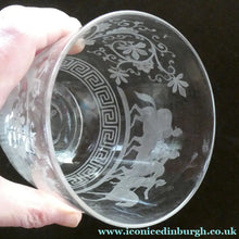Load image into Gallery viewer, 19th Century Engraved Tea Caddy Mixing Bowl Decorated with Neo-Classical Design

