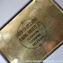 Load image into Gallery viewer, Rare Survivor Glasgow Empire Exhibition Shortbread Tin 1938; with an Image of the Scottish Pavilion
