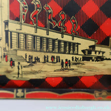 Load image into Gallery viewer, Rare Survivor Glasgow Empire Exhibition Shortbread Tin 1938; with an Image of the Scottish Pavilion
