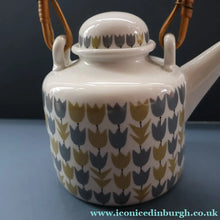 Load image into Gallery viewer, RARE Vintage 1950s MARIANNE WESTMAN Teapot, Milk Jug and Open Sugar Bowl by Rörstrand Sweden. "PARTY" Pattern 
