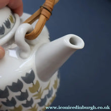 Load image into Gallery viewer, RARE Vintage 1950s MARIANNE WESTMAN Teapot Milk Jug and Open Sugar Bowl by Rörstrand Sweden. ’PARTY’ Pattern - European

