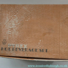 Load image into Gallery viewer,  Vintage 1960s Pyrex Hot Water Set with Heating Tray &amp; Original Box. UNUSE
