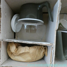 Load image into Gallery viewer,  Vintage 1960s Pyrex Hot Water Set with Heating Tray &amp; Original Box. UNUSE
