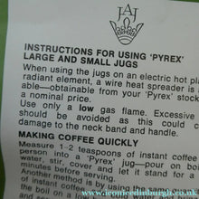 Load image into Gallery viewer,  Vintage 1960s Pyrex Hot Water Set with Heating Tray &amp; Original Box. UNUSE
