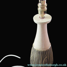 Load image into Gallery viewer, Alan White Poole Pottery Atlantis Pattern Lamp Base
