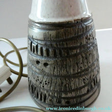 Load image into Gallery viewer, RARE Vintage 1970s POOLE POTTERY Lamp. ATLANTIS Design by Carol Kellett (Cutler)
