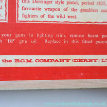 Load image into Gallery viewer, COLLECTOR'S ITEM. Rare Vintage BCM Outlaw Presentation BOX of TOY Miniature Antique Firearms
