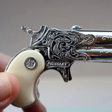 Load image into Gallery viewer, COLLECTOR'S ITEM. Rare Vintage BCM Outlaw Presentation BOX of TOY Miniature Antique Firearms
