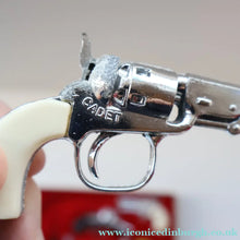 Load image into Gallery viewer, COLLECTOR'S ITEM. Rare Vintage BCM Outlaw Presentation BOX of TOY Miniature Antique Firearms
