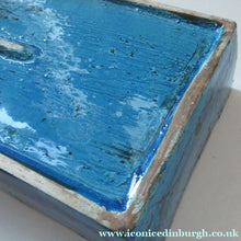 Load image into Gallery viewer, RARE Vintage BITOSSI Rimini Blu Studio Pottery Oblong Open Dish. Pesce (Fish) Design by Aldo Londi
