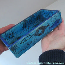 Load image into Gallery viewer, Rare Aldo Londi Bitossi Rimini Blue Pesce or Fish Dish 1960s
