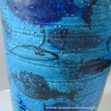 Load image into Gallery viewer, Rare Aldo Londi Bitossi Rimini Blue Pesce or Fish Dish 1960s
