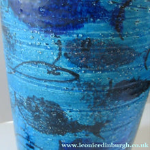 Load image into Gallery viewer, Rare Aldo Londi Bitossi Rimini Blue Pesce or Fish Dish 1960s
