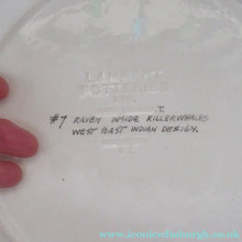 Load image into Gallery viewer, 1970s David Lambert Raven Inside Killer Whales Decorative Plate. Vancouver Canada
