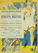Load image into Gallery viewer, 1920s Edinburgh Southern Harriers Original Poster
