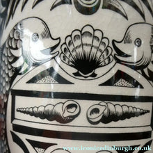 Load image into Gallery viewer, Rarer 1960s Portmeirion Storage Cannister with Dolphin Motif &amp; Original Cork Lid
