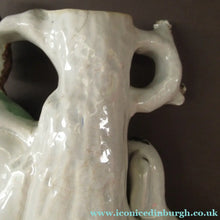 Load image into Gallery viewer, Antique Staffordshire Figurine. Thomas Campbell Poet Old Dog Tray Spill Vase
