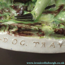 Load image into Gallery viewer, Antique Staffordshire Figurine. Thomas Campbell Poet Old Dog Tray Spill Vase

