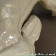 Load image into Gallery viewer, Antique Staffordshire Figurine. Thomas Campbell Poet Old Dog Tray Spill Vase

