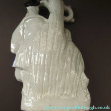 Load image into Gallery viewer, Antique Staffordshire Figurine. Thomas Campbell Poet Old Dog Tray Spill Vase
