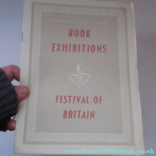 Load image into Gallery viewer, Festival of Britian Book Exhibitions Pamphlet 1951
