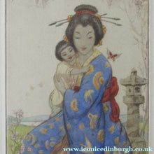 Load image into Gallery viewer, Robert Herdman Smitth Colour Etching The Butterfly Pencil Signed Original Frame
