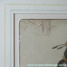 Load image into Gallery viewer, Robert Herdman Smitth Colour Etching The Butterfly Pencil Signed Original Frame
