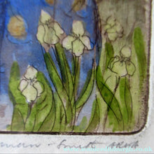 Load image into Gallery viewer, Robert Herdman Smitth Colour Etching The Butterfly Pencil Signed Original Frame
