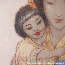 Load image into Gallery viewer, Robert Herdman Smitth Colour Etching The Butterfly Pencil Signed Original Frame
