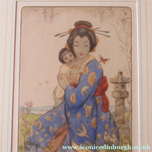Load image into Gallery viewer, Robert Herdman Smitth Colour Etching The Butterfly Pencil Signed Original Frame
