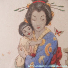 Load image into Gallery viewer, Robert Herdman Smitth Colour Etching The Butterfly Pencil Signed Original Frame
