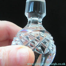 Load image into Gallery viewer,  Rogaska Crystal Cordial Decanter. Queen Design 9 3/4 inches
