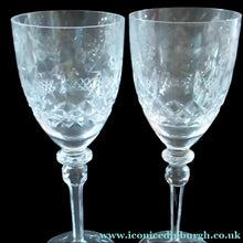 Load image into Gallery viewer, Large Pair of Rogaska Red Wine Queen Crystal Glasses
