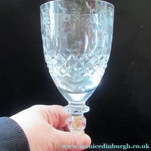 Load image into Gallery viewer, Large Pair of Rogaska Red Wine Queen Crystal Glasses
