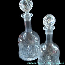 Load image into Gallery viewer, Rogaska Crystal Red Wine or Claret Decanter Queen Design 12 inches
