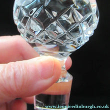 Load image into Gallery viewer, Rogaska Crystal Red Wine or Claret Decanter Queen Design 12 inches
