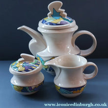 Load image into Gallery viewer, ROSENTHAL 1980s Studio Line Teapot, Milk Jug &amp; Sugar Bowl. RARE Spirit Wonderland by Dorothy Hafner

