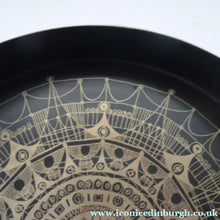 Load image into Gallery viewer, Large 1960s Console Bowl Black and Gold by Baumann for Rosenthal
