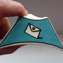 Load image into Gallery viewer, ROSENTHAL LOVE Story Pattern Studio Linie Candle Holder. Designed by Dorothy Hafner, 1980s
