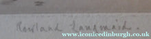 Load image into Gallery viewer, Rowland Langmaid Pencil Signed Etching Newlyn St Michael's Mount Cornwall
