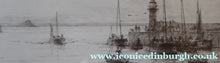 Load image into Gallery viewer, Rowland Langmaid Pencil Signed Etching Newlyn St Michael's Mount Cornwall
