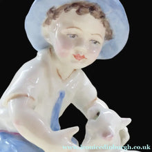 Load image into Gallery viewer, Royal Worcester Figurine SEPTEMBER. Modelled by Freda Doughty. No. 3457 PRISTINE
