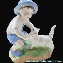 Load image into Gallery viewer, Royal Worcester Figurine SEPTEMBER. Modelled by Freda Doughty. No. 3457 PRISTINE
