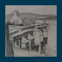Load image into Gallery viewer, ORIGINAL Line Engraving by Robert Sargent Austin. The Pack Bridge, Aylestone, Leicestershire. Pencil signed and dated 1926
