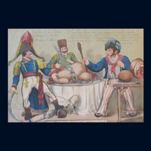 Load image into Gallery viewer, OTTOMAN EMPIRE INTEREST. Antique GEORGIAN Satirical Print: Turkey in Danger or Mirror of 1806
