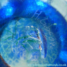 Load image into Gallery viewer, SCANDINAVIAN Art Glass: Large Blue Bowl by Helena Gibson &amp; Two Smaller Ones by Abel Sawe
