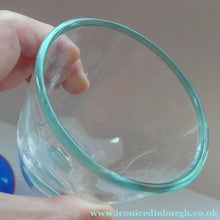 Load image into Gallery viewer, SCANDINAVIAN Art Glass: Large Blue Bowl by Helena Gibson &amp; Two Smaller Ones by Abel Sawe
