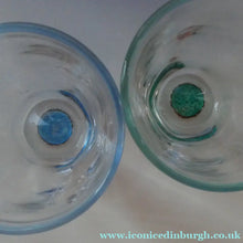 Load image into Gallery viewer, SCANDINAVIAN Art Glass: Large Blue Bowl by Helena Gibson &amp; Two Smaller Ones by Abel Sawe
