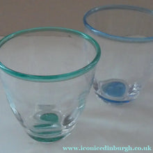 Load image into Gallery viewer, SCANDINAVIAN Art Glass: Large Blue Bowl by Helena Gibson &amp; Two Smaller Ones by Abel Sawe
